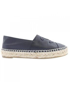 Chanel Espadrilles Shoes Black